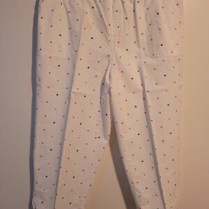 New Emily Daniels Capris Size L with stretch waist